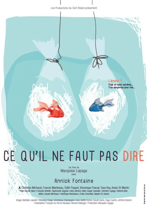 Affiche de Ce qu'il ne faut pas dire (2015)
