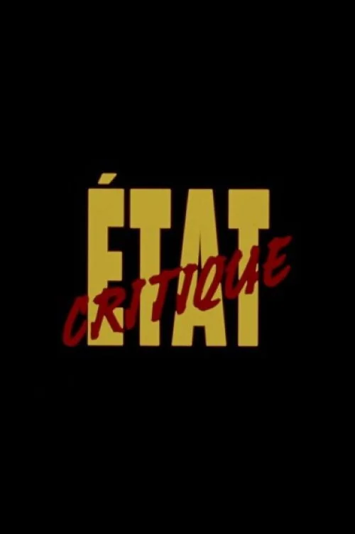Affiche de État critique (1992)