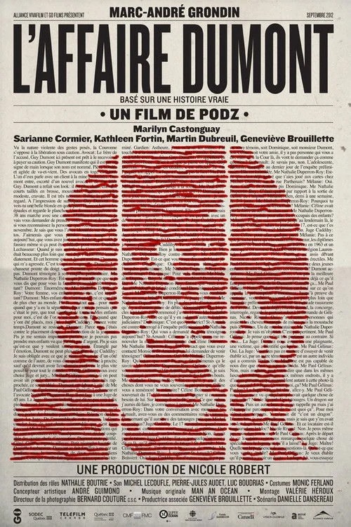 Affiche de L'affaire Dumont (2012)