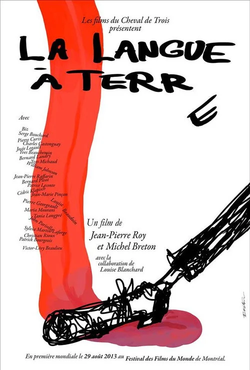 Affiche de La langue à terre (2013)