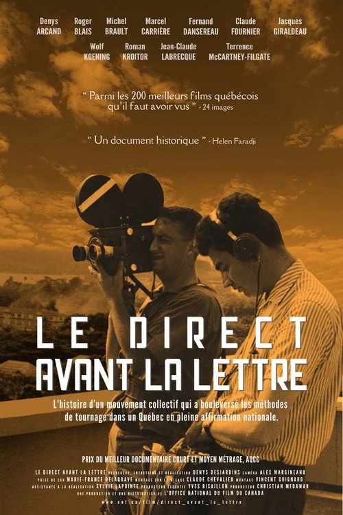 Affiche de Le direct avant la lettre (2006)