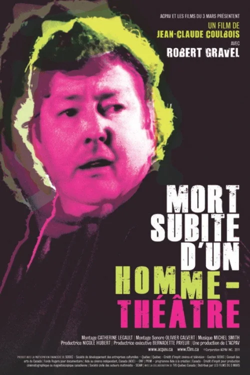 Affiche de Mort subite d'un homme théâtre (2012)