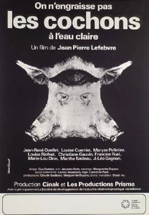 Affiche de On n'engraisse pas les cochons à l'eau claire (1973)